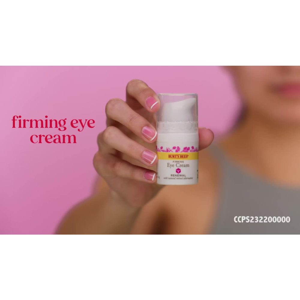 thumbnail video image 2 of Burt's Bees Renewal Firming Eye Cream, 0.5 oz. Bottle, 2 of 12