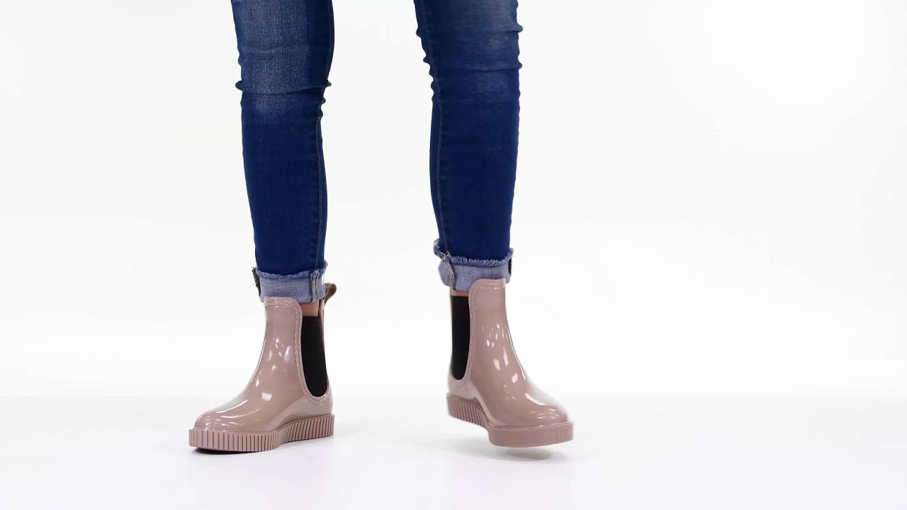 thumbnail video image 2 of Journee Collection Womens Drip Tru Comfort Foam Almond Toe Rain Boots, 2 of 7
