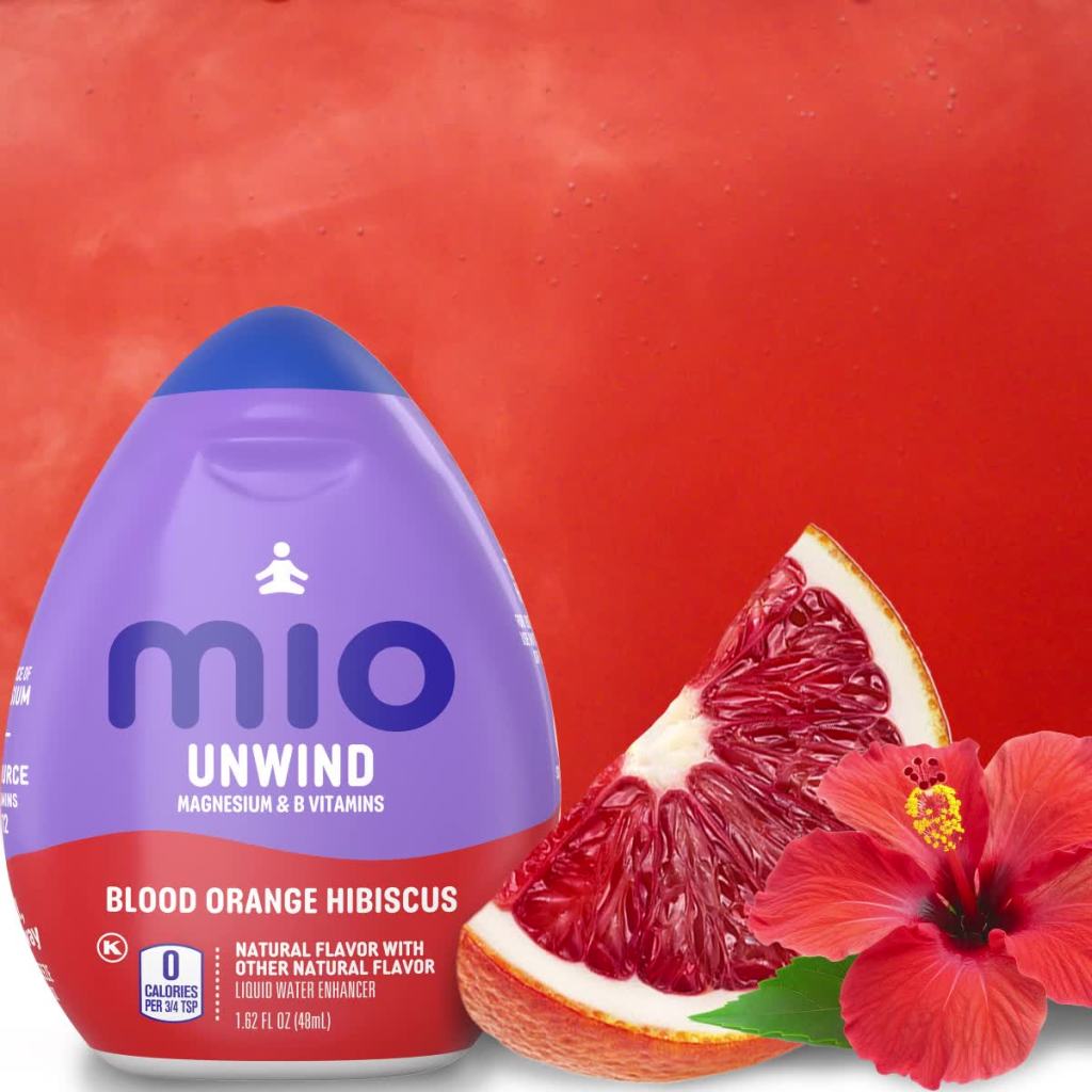 thumbnail video image 2 of Mio Unwind Blood Orange Hibiscus Liquid Water Enhancer with Magnesium & B Vitamins, 1.62 fl oz Bottle, 2 of 19