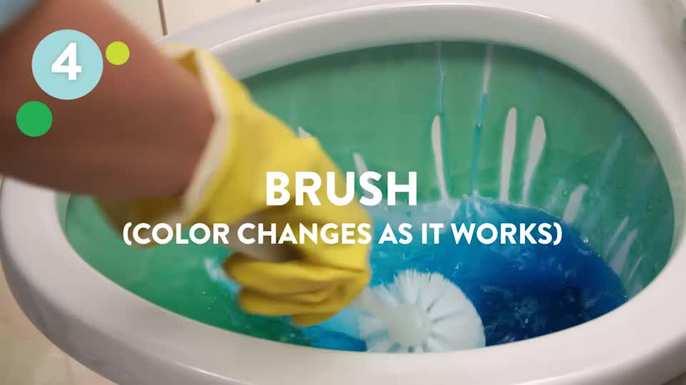 thumbnail video image 2 of Scrubbing Bubbles Extra Power Toilet Bowl Cleaner, Rainshower, 24 Ounces, 2 of 6