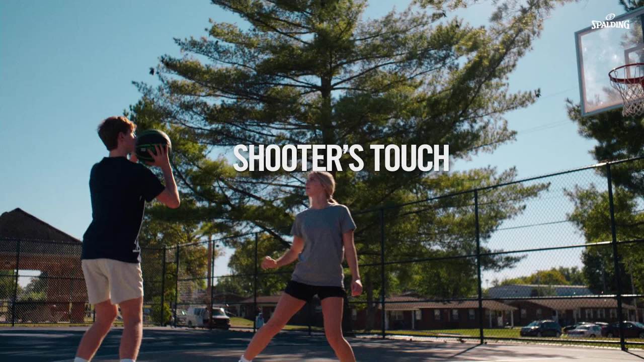 thumbnail video image 2 of Spalding Street Phantom Outdoor Basketball Neon Yellow 29.5", 2 of 7