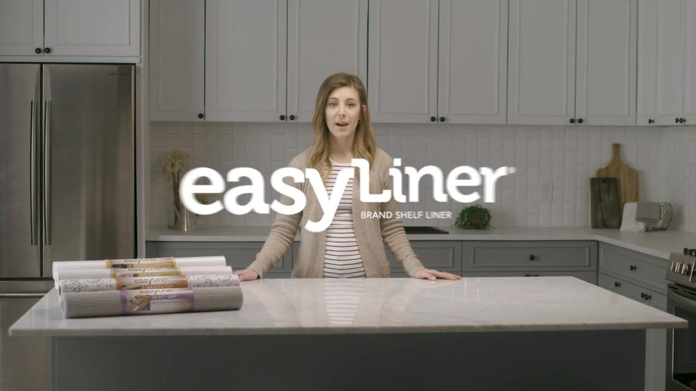 EasyLiner Original Grip Shelf Liner, Taupe, 12 in. x 5 ft. Roll - image 2 of 10