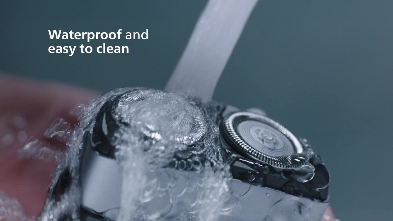 thumbnail video image 2 of Philips Norelco Compact Portable Men'S Travel Electric Wet & Dry Facial Shaver, Rechargeable For On-The-Go, 2 Month Battery Life On 1 Charge, Waterproof, with Travel Case & Protective Cap, PQ888/81, 2 of 10