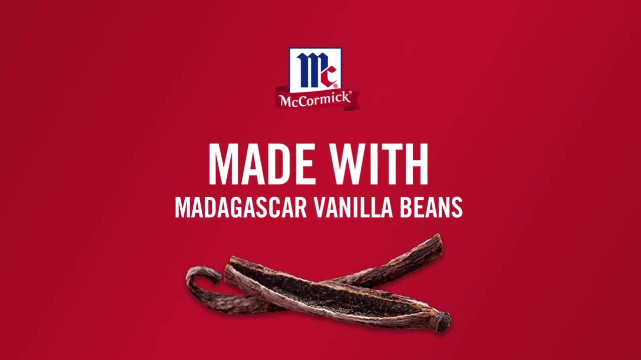 thumbnail video image 2 of (12 pack) McCormick Non-GMO Gluten Free Pure Vanilla Extract, 16.0 fl oz Bottle, 2 of 29