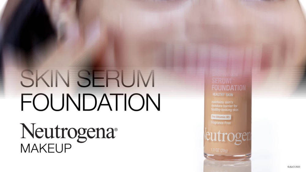 Neutrogena Sensitive Skin Serum Foundation, Light 02, 1 oz