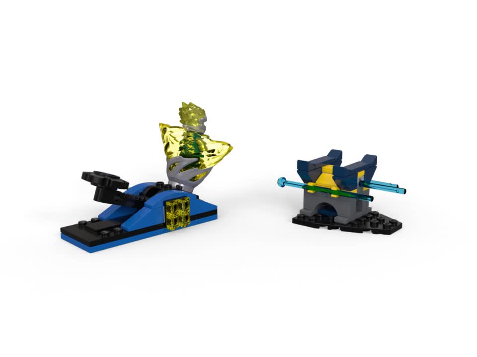 thumbnail video image 2 of LEGO Ninjago Spinjitzu Slam - Jay 70682 Tornado Spinner Toy (72 Pieces), 2 of 8