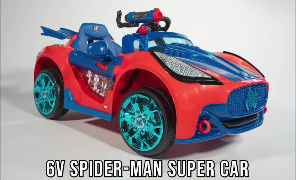 SpiderMan 6volt Super Car for Children Ages 3+ years