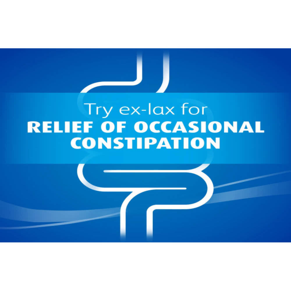 ExLax Regular Strength Chocolated Stimulant Laxative Constipation Relief Pills for Occasional
