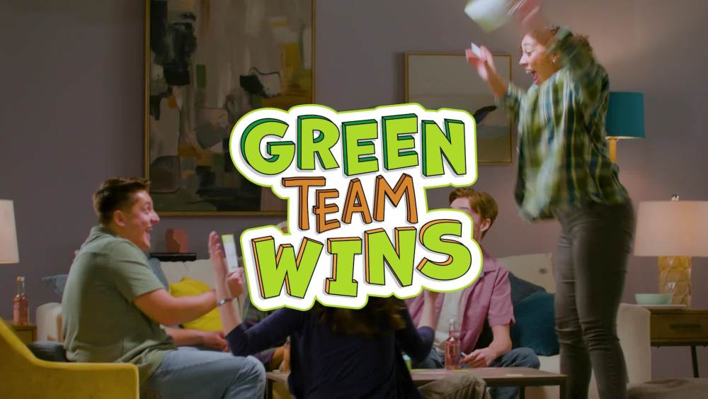 Goliath Green Team Wins Game - Guess Most Common Answers To Win - Kids ...