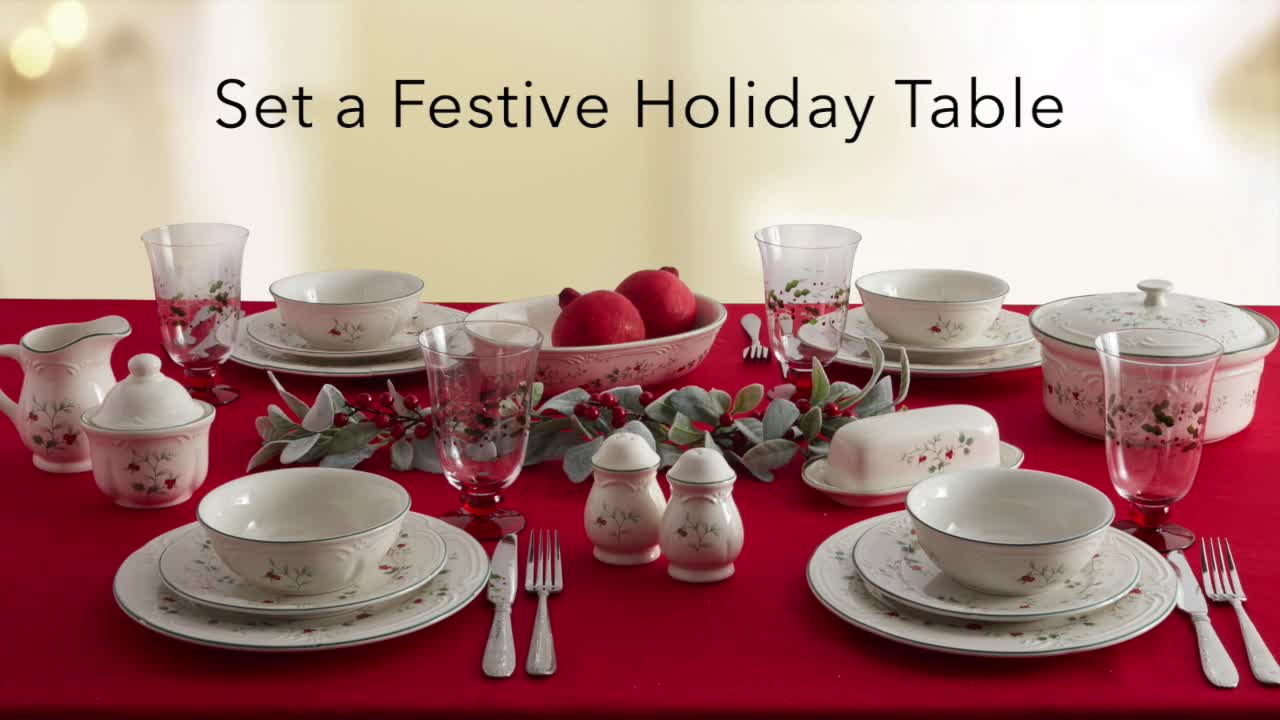 thumbnail video image 2 of Pfaltzgraff® Winterberry 9X9-inch Square Baker, 2 of 8