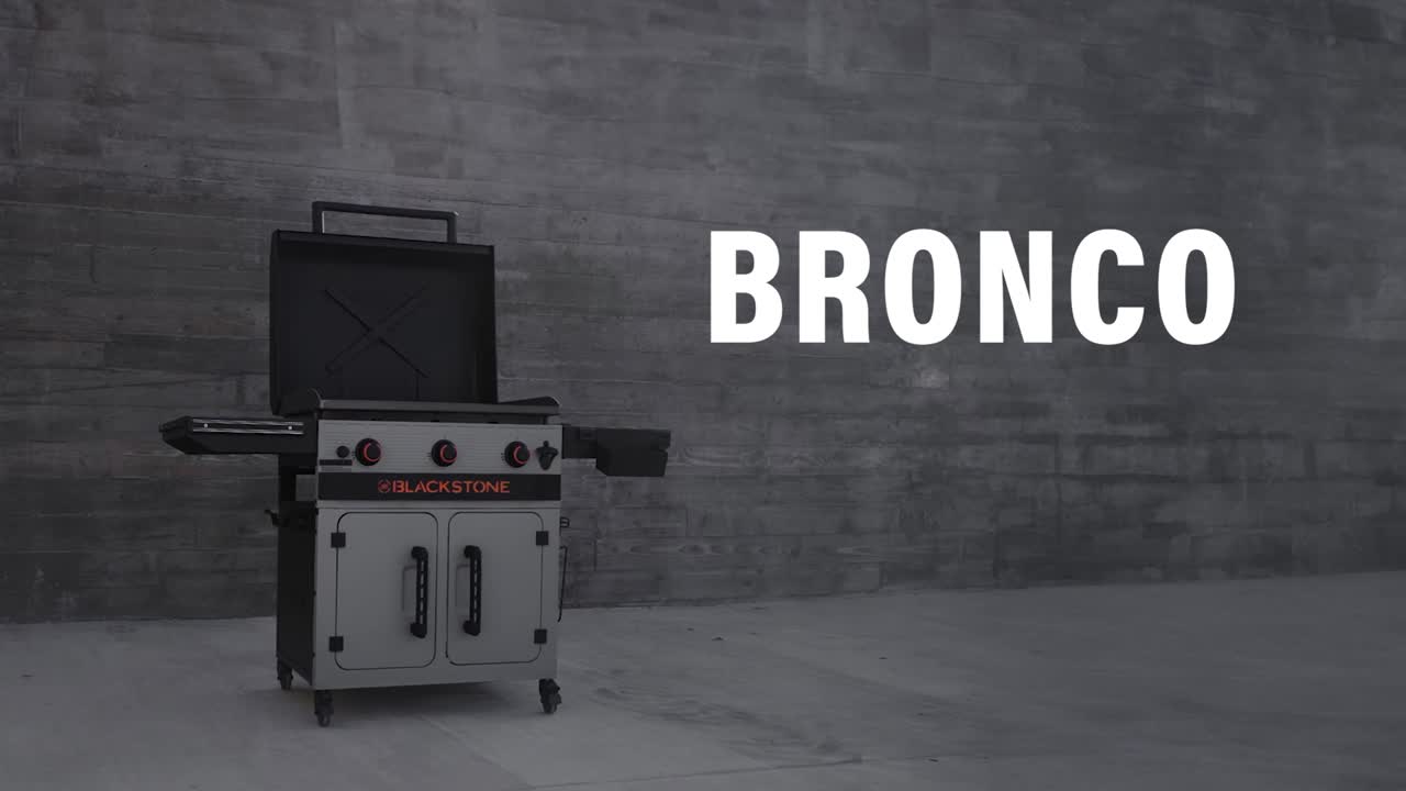 Grillabdeckung Für Blackstone Bronco 5-Brenner Grillplatte – 190,5 Cm, 600D Wasserdicht, Mit Seitengurten