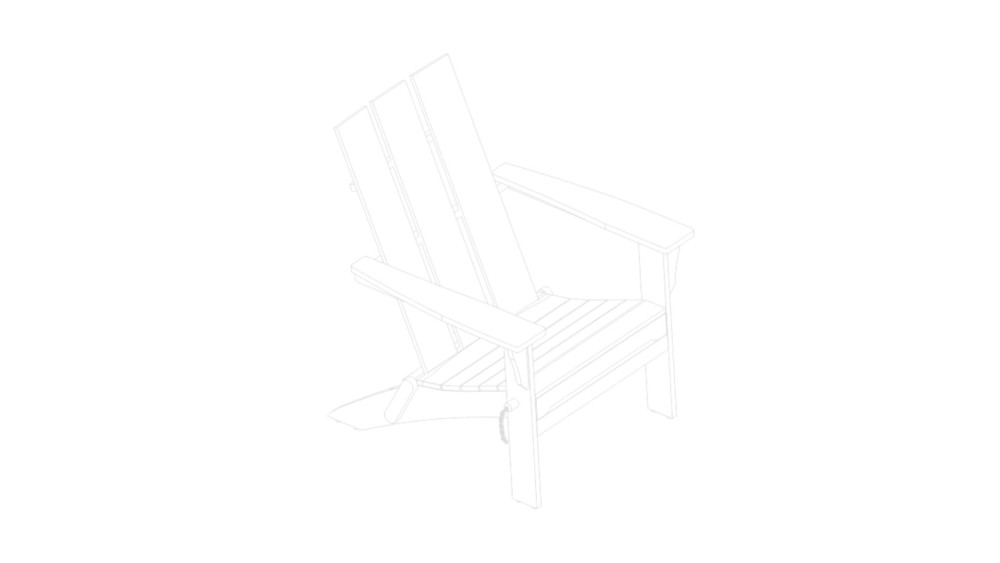 GDF Studio Gurekam Outdoor Acacia Wood Folding Adirondack Chair, Black - image 2 of 6