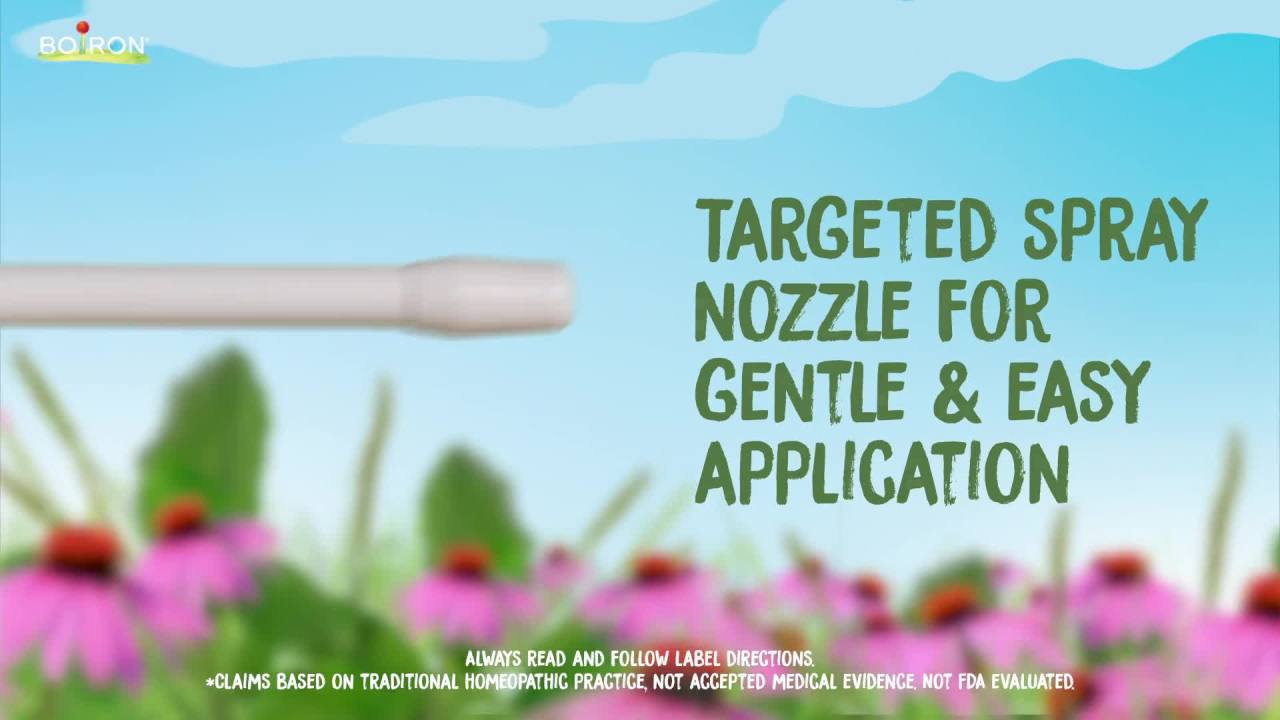 thumbnail video image 2 of Boiron ThroatCalm Spray, Homeopathic Medicine for Sore Throat Relief, 0.68 fl oz, 2 of 13