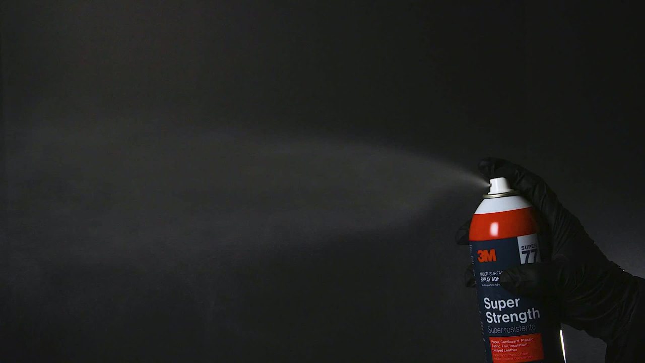 thumbnail video image 2 of 3M Super 77 Multi-Surface Spray Adhesive, Glue, Fabrics, Crafts, 14.1 oz, 2 of 9