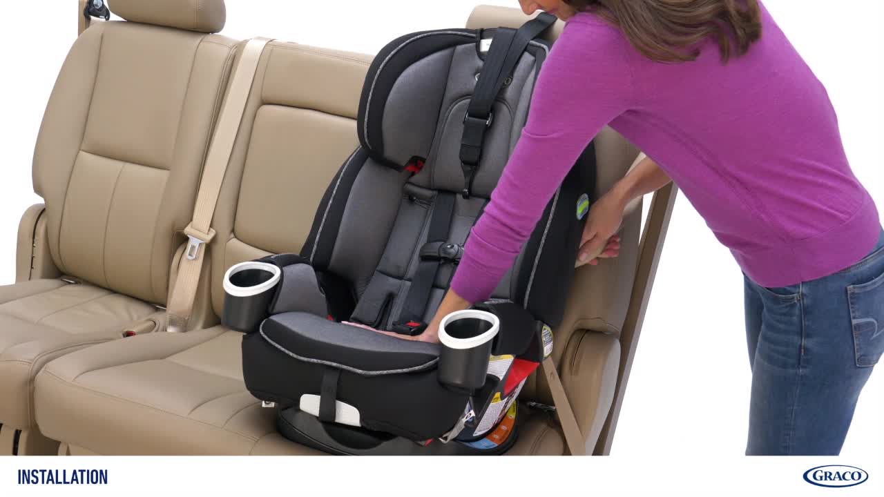 thumbnail video image 2 of Graco 4Ever DLX 4-in-1 Convertible Car Seat, Zagg Black Waves, 2 of 8