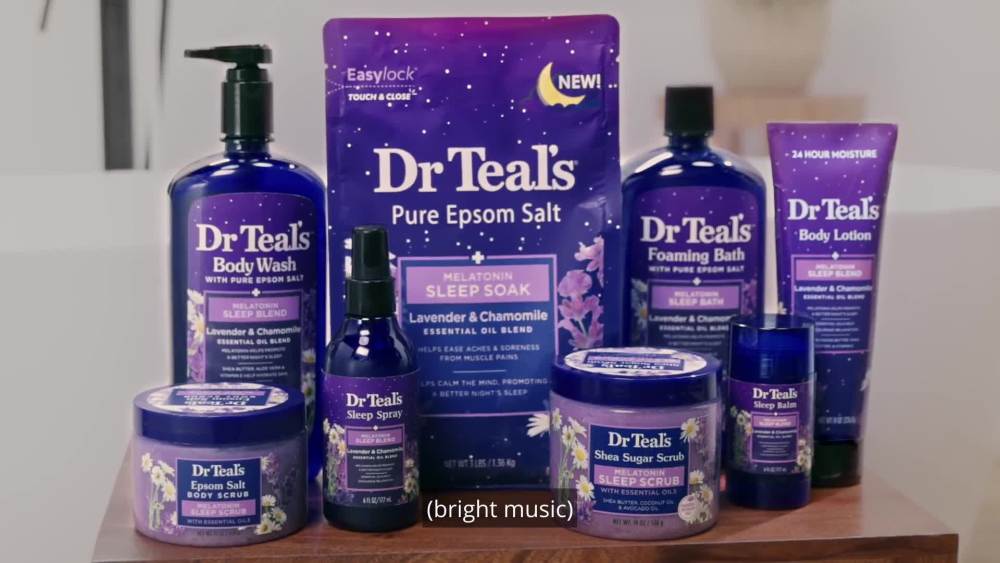 Dr Teal's Sleep Body Wash with Melatonin, Lavender & Chamomile & Essential Oil Blend, 24 fl oz - image 2 of 10