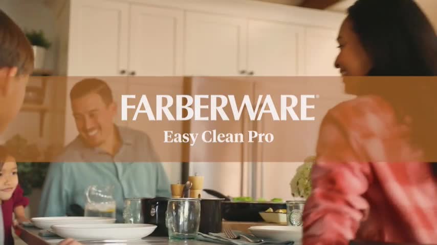 Farberware 14 Piece Easy Clean Pro Ceramic Nonstick Pots and Pans Set, Black - image 2 of 20