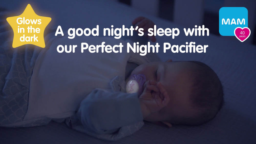 MAM Perfect Night Pacifier, 6+ Months, Boy, 2 Pack