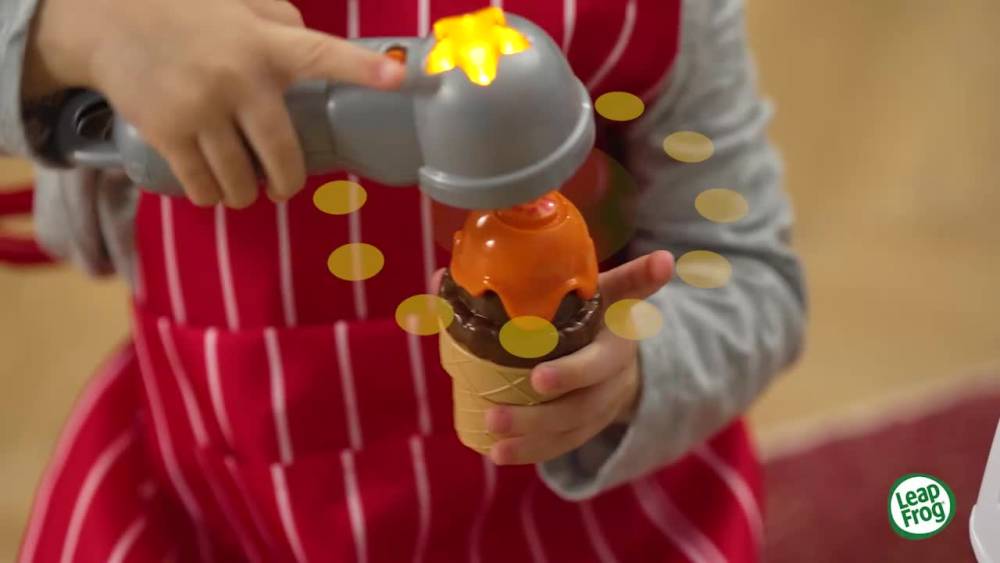 thumbnail video image 2 of LeapFrog® Scoop & Learn Ice Cream Parlor™ Play Food for Toddlers, 2 of 12
