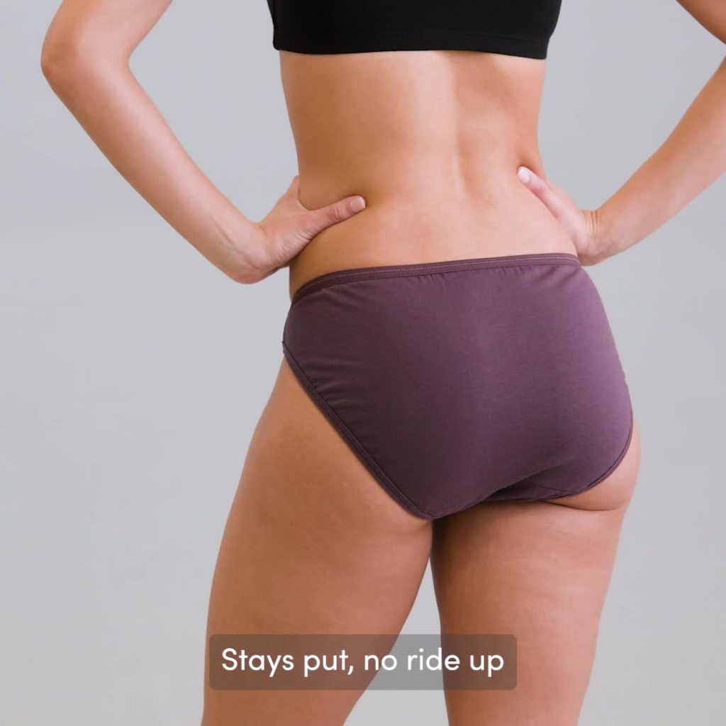 thumbnail video image 2 of Fruit of the Loom Women's Cotton Bikini Underwear, 6-Pack, 2 of 12