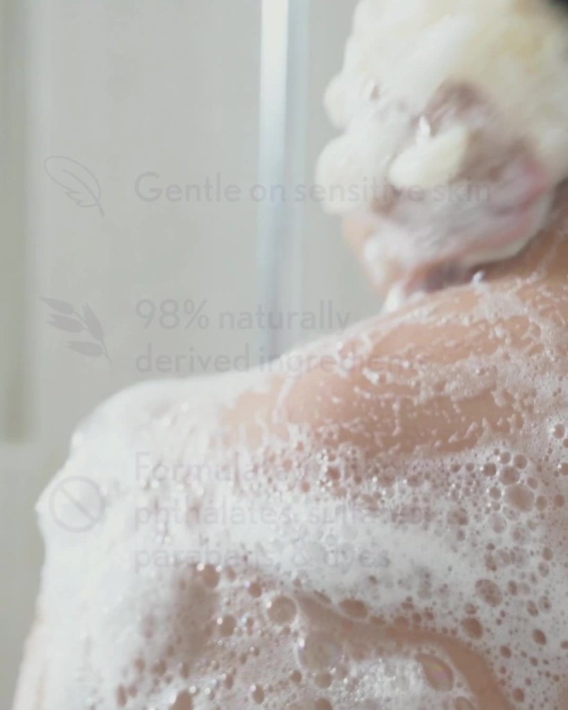 thumbnail video image 2 of Aveeno Soothing Body Wash for Sensitive Skin, Camellia, 18 fl. oz, 2 of 18