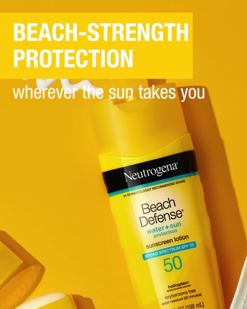 Neutrogena Beach Defense Oil-Free Body Sunscreen Spray, SPF 70 Sunblock, 6.5 oz - image 2 of 10