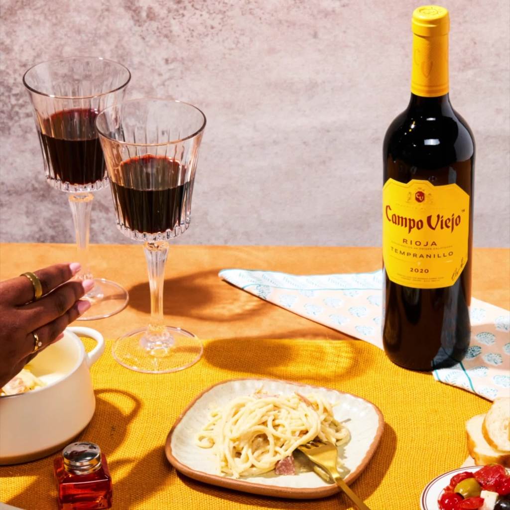 thumbnail video image 2 of Campo Viejo Garnacha Red Wine, 750 ml Bottle, 14% ABV, Taste of juicy fruit and vibrant herbs., 2 of 7