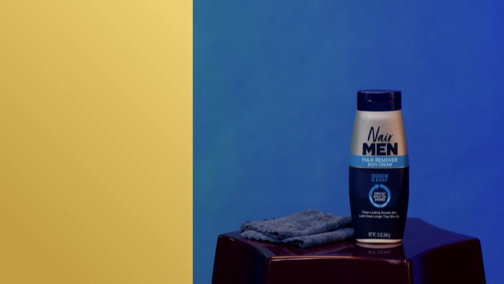 thumbnail video image 2 of Nair Men Body Hair Remover Cream, Body Hair Removal Cream for Men, 12 oz, 2 of 13