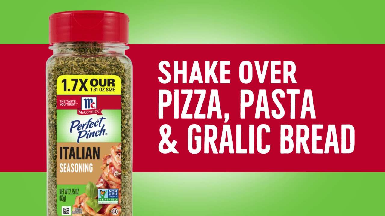 thumbnail video image 2 of McCormick Italian Seasoning, 2.25 oz Bottle, 2 of 26