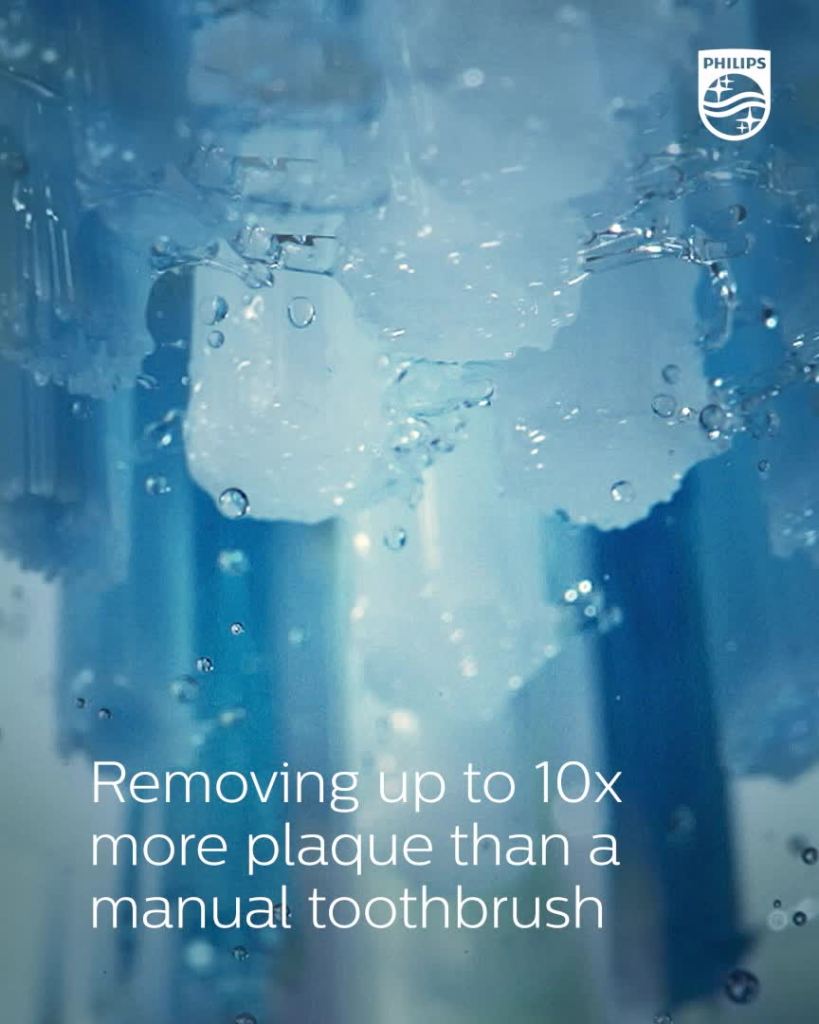 thumbnail video image 2 of Philips Sonicare 9000 Special Edition Rechargeable Toothbrush, Blue Black, HX9911/92, 2 of 14