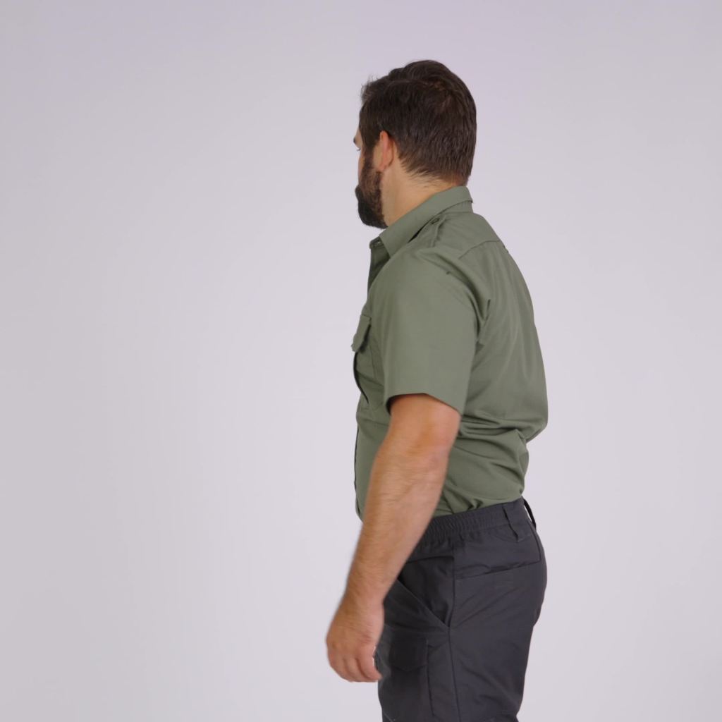 thumbnail video image 2 of Propper Men's Short Sleeve Dress Shirt, 2 of 7