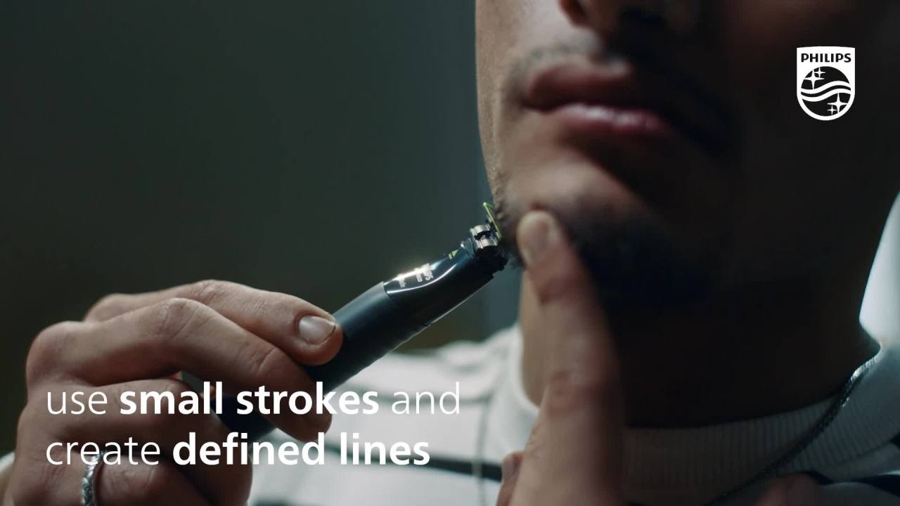 thumbnail video image 2 of Philips Norelco Oneblade Original Face, Powered Electric Shaver and Trimmer, QP1424/70, 2 of 19