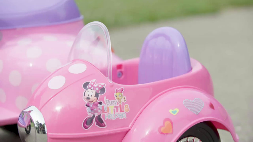 disney minnie mouse happy helpers 6v battery powered quad