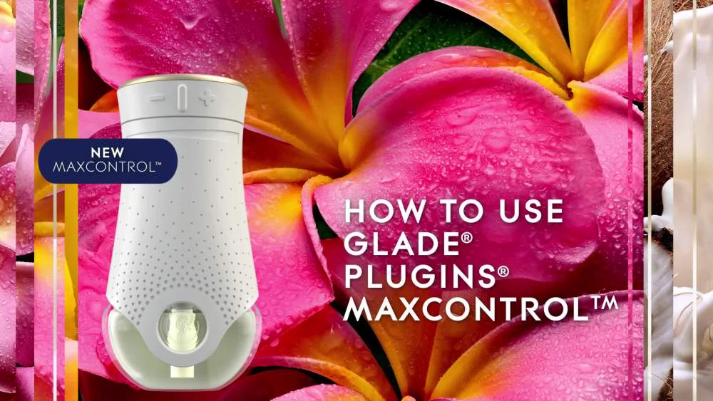 Glade PlugIns Air Freshener Refills, Exotic Tropical Blossoms, Infused