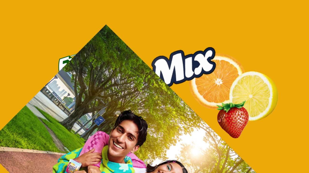 thumbnail video image 2 of Extra Refreshers Fruit Mix Sugar Free Chewing Gum - 40 ct Bottle, 2 of 13