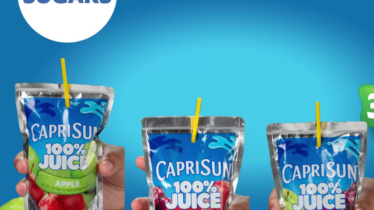 thumbnail video image 2 of (4 pack) Capri Sun 100% Juice from Concentrate Juice Boxes, 10 Pouches, for School Lunches and On-the-Go Hydration, Apple with Added Ingredients, All Natural Ingredients, 6 oz, 2 of 17