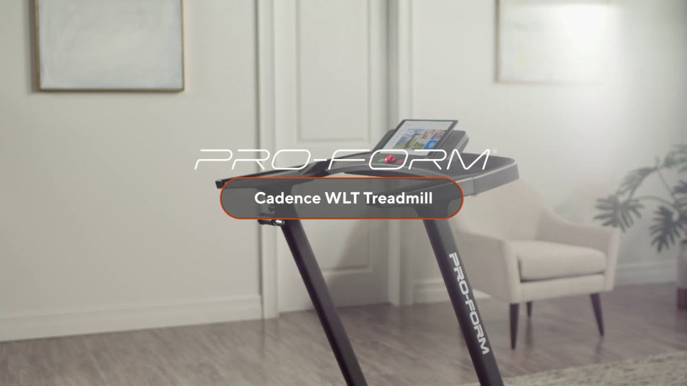 ProForm Cadence WLT Folding Treadmill with Reflex Deck for Walking and