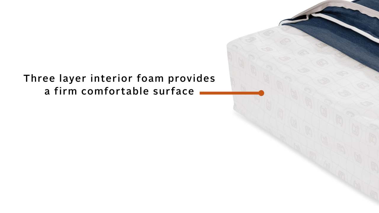 thumbnail video image 2 of Classic Accessories Montlake FadeSafe Water-Resistant Patio Lounge Chair/Loveseat Cushion, 23 x 23 x 5 inch, Heather Henna, 2 of 13