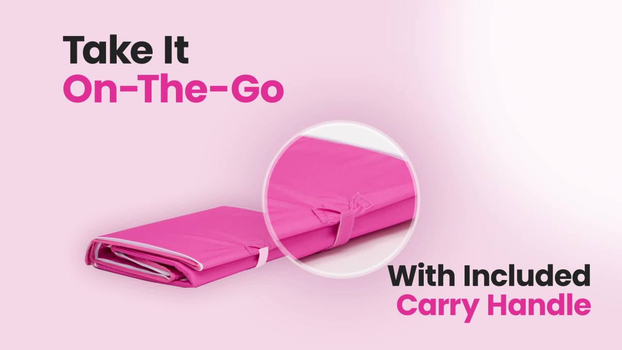 thumbnail video image 2 of Disney Minnie Mouse Portable Activity Seat for Babies, Pink, 2 of 7