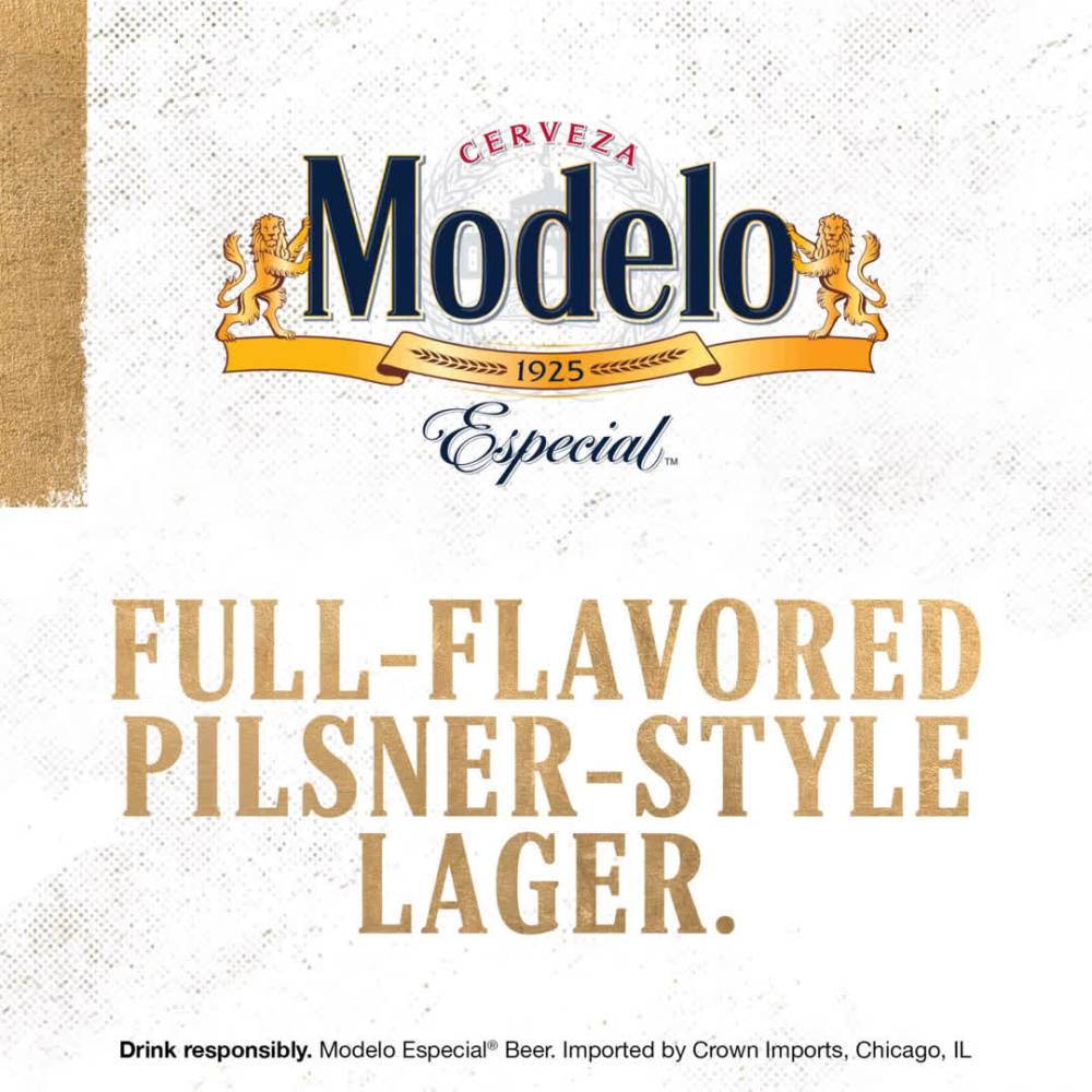 Modelo Especial Beer Mexican Lager, Beer 24 Pack, 12 fl oz Bottles, 4.4