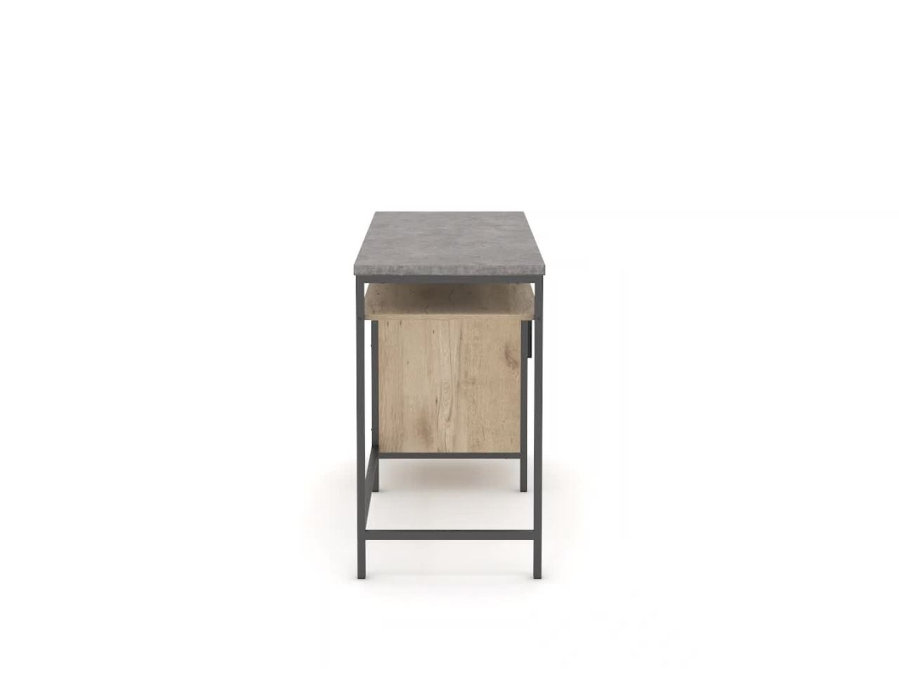 thumbnail video image 2 of Sauder Market Commons Desk, Prime Oak Finish, 2 of 12