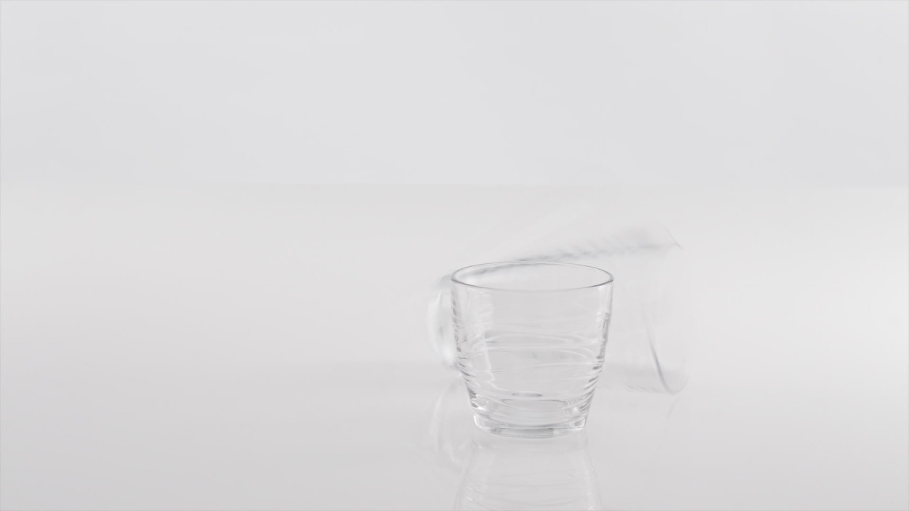 thumbnail video image 2 of Libbey Orbita Rocks and Tumbler Drinking Glasses Set of 16, Durable Glass Cups Set with Wave Pattern, Glassware Drinking Glasses for Any Occasion, 2 of 7