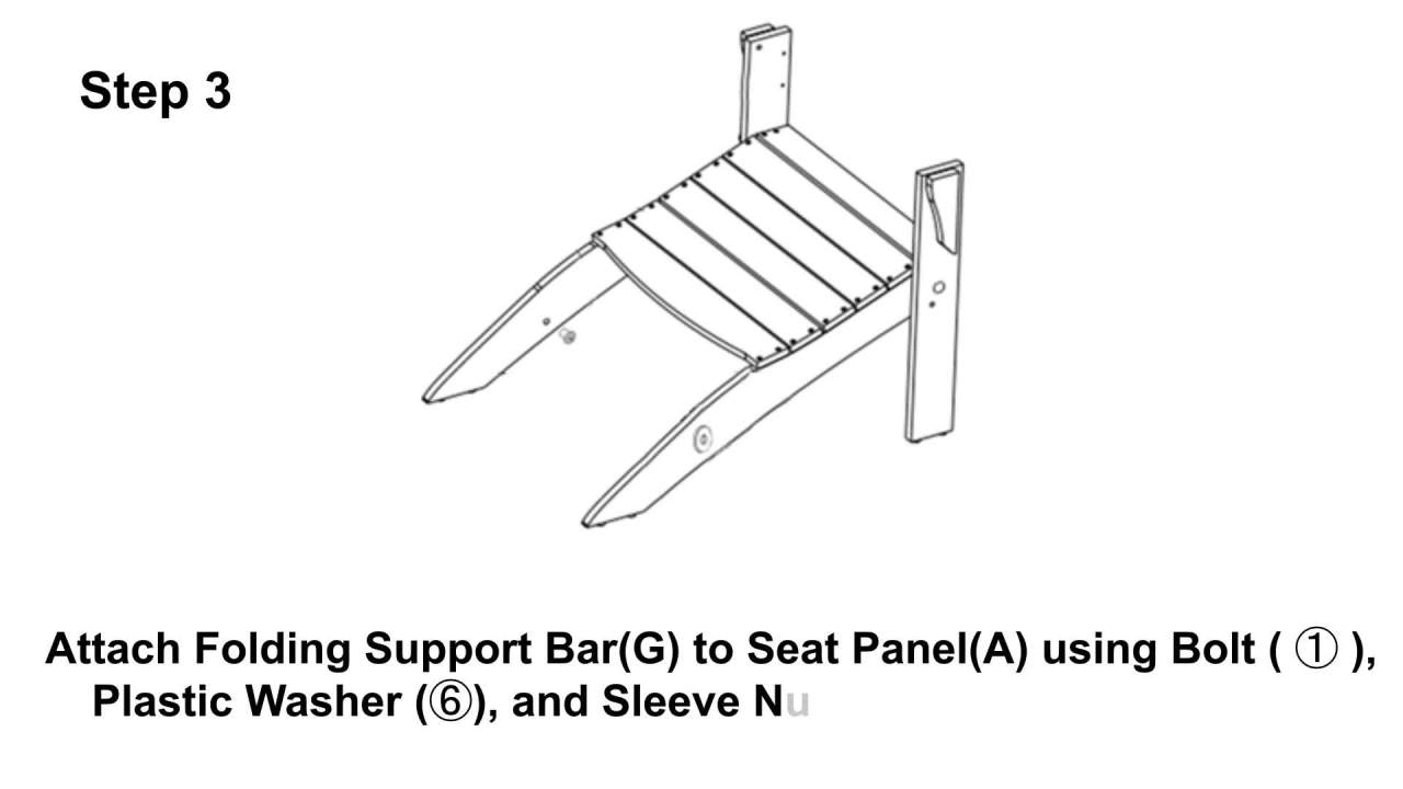 thumbnail video image 2 of Noble House Zuma Outdoor Acacia Wood Foldable Adirondack Chair Natural Stained, 2 of 13