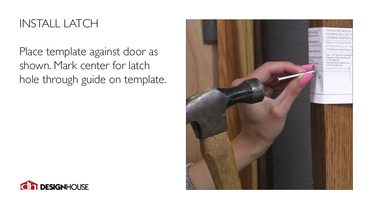 thumbnail video image 4 of Design House Scroll Passage 6-Way Universal Hall and Closet Door Lever, Satin Nickel, 4 of 4
