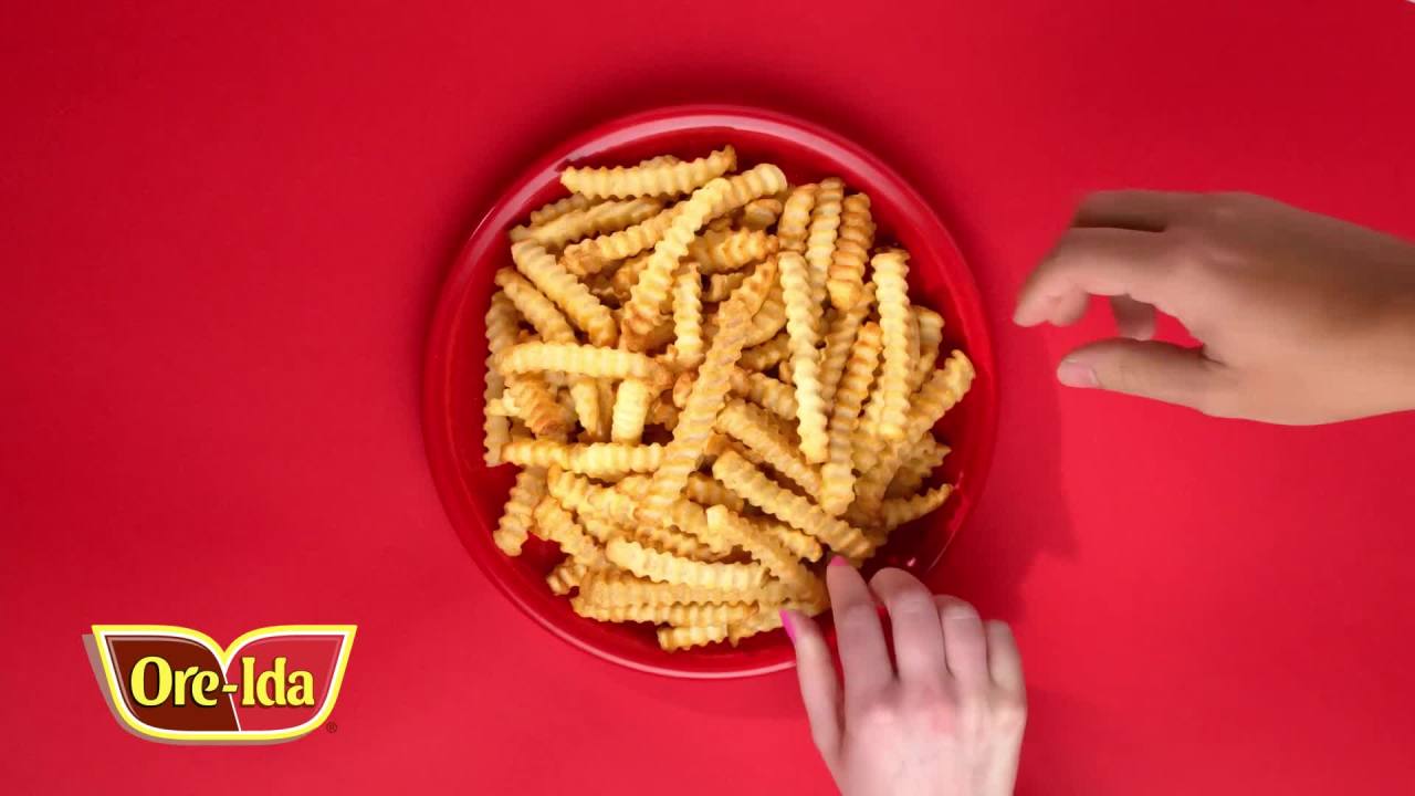 thumbnail video image 2 of Ore-Ida Crispy Crinkles French Fried Potatoes, 32 oz Bag, 2 of 16