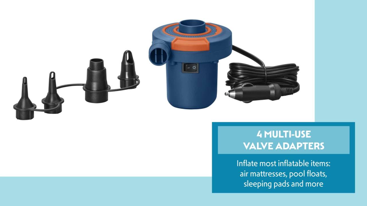 thumbnail video image 2 of Bluescape Sidewinder AC/DC Electric Air Pump, 2 of 10