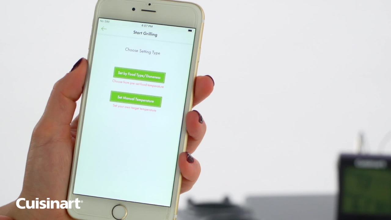 thumbnail video image 2 of Cuisinart Bluetooth® Easy Connect Thermometer - Probe Management, 2 of 5