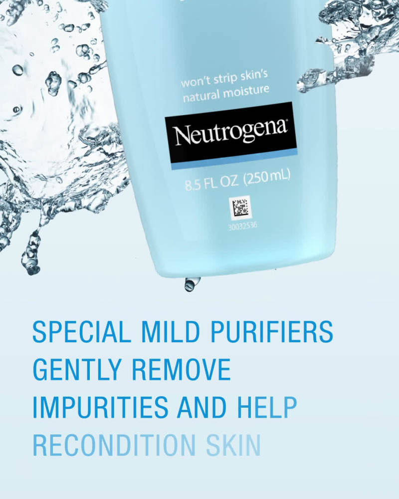 Neutrogena AlcoholFree Daily Facial Toner, Hypoallergenic, 8.5 Fl. Oz