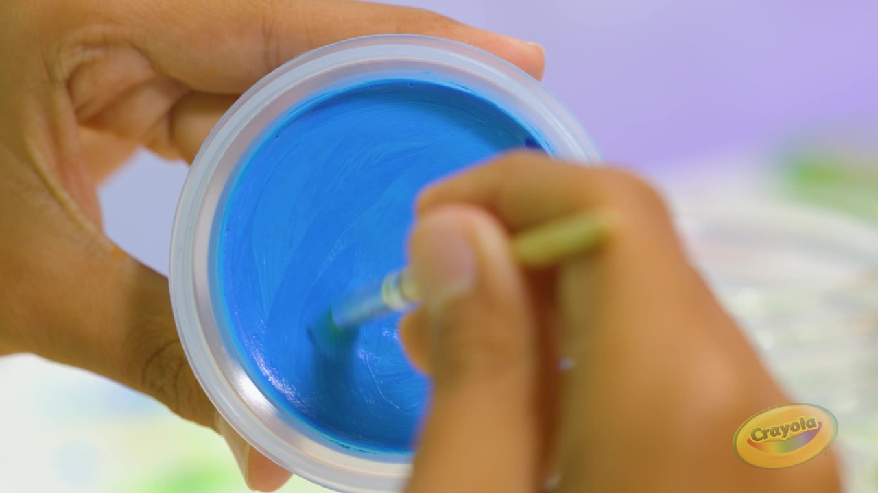 thumbnail video image 2 of Crayola Washable Paint Set, Spill Proof, School Supplies, Teacher Gifts, Beginner Unisex Child, 2 of 9