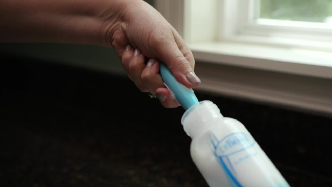 Feeding Bottle And Nipple Cleaner Brush Blue main image 0